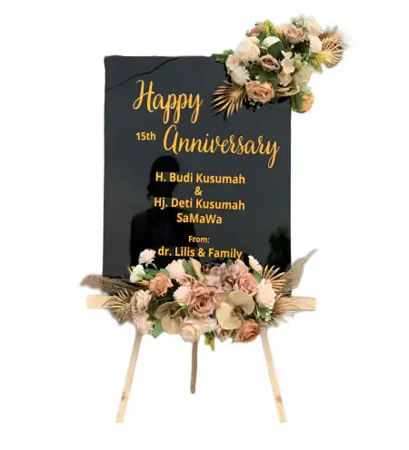 Papan Bunga Akrilik Padang Harapan